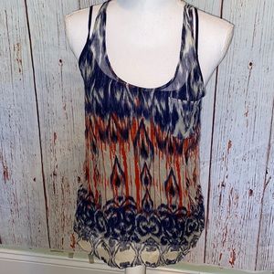 Joie sheer blouse with tank top underneath